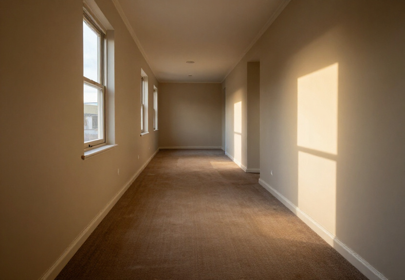 Restored living room in Bayview home after flood damage repair